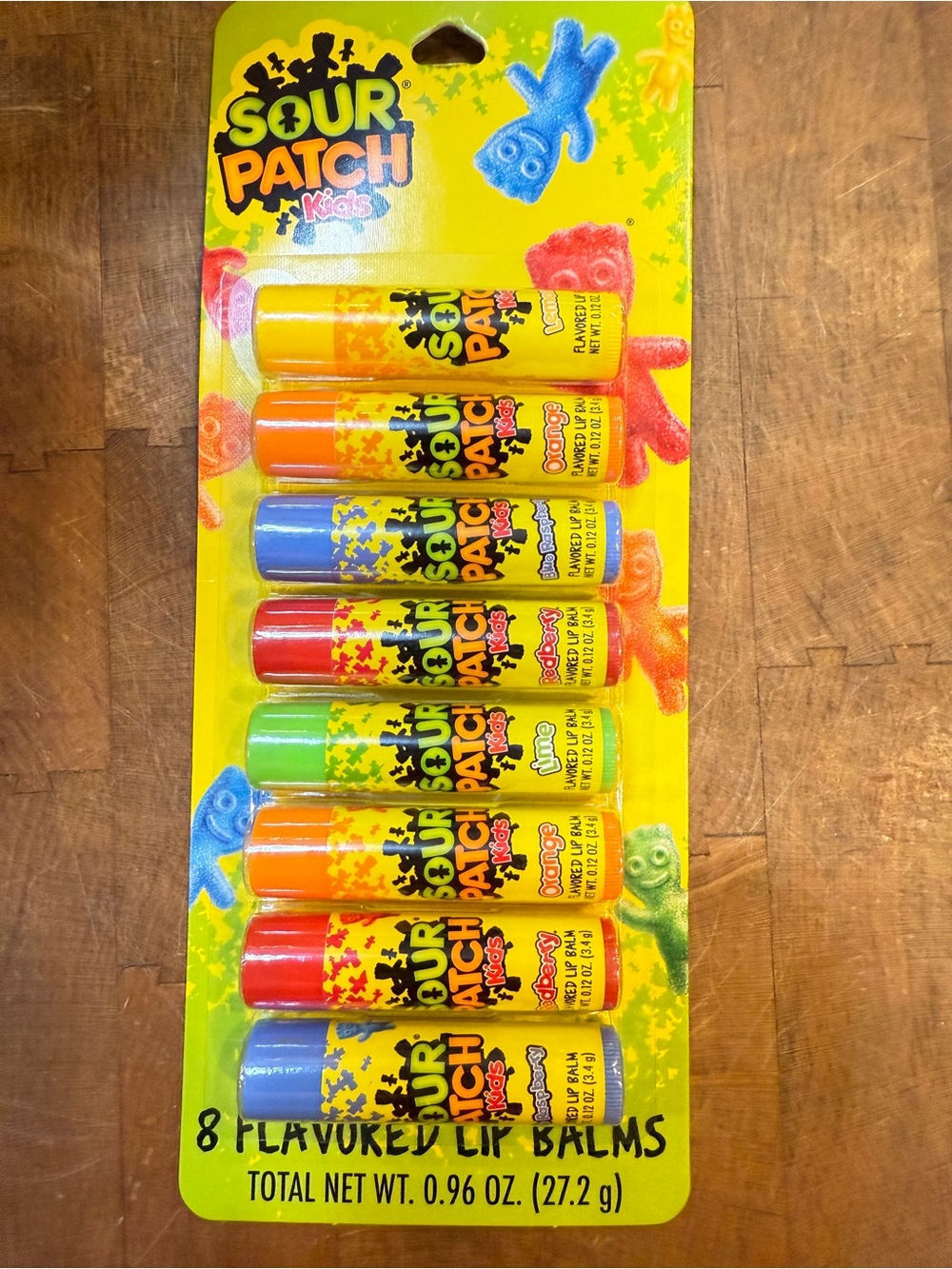 Sour Patch Kids Flavored Lip Balm Pack - Bright Multi 8 Sticks